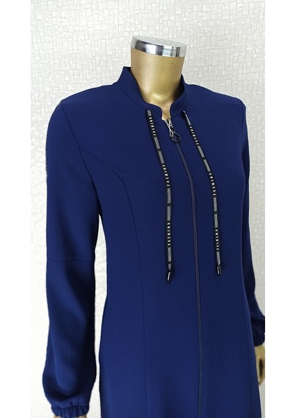 4057 Kolları Yazı Şeritli Kol Ucu Lastikli Hakim Yaka Ferace Qys 4057 Ferace #23-01# fiyatları