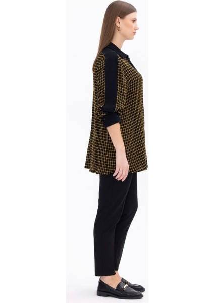 1026 Büyük Beden Cep Detaylı Kare Desenli Gömlek Günlük Gömlek 14231202201026 Qks Günlük Gömlek 3#23-103 fırsatları