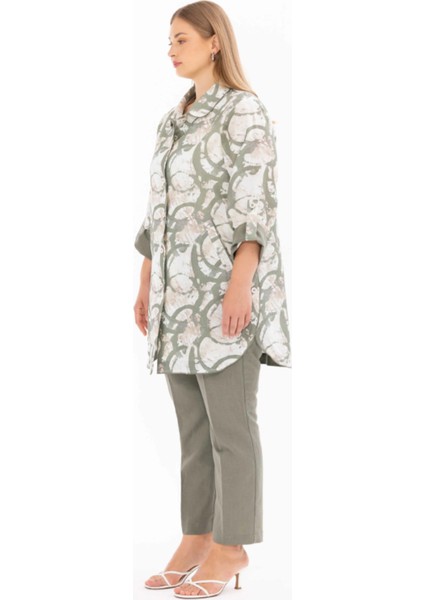 4011 Günlük Kap Önü Düğmeli Cep Detaylı 10002412514011 #24-07#