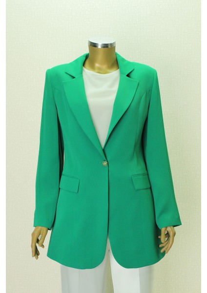 1154 Tek Düğmeli Klasik Blazer Ceket Qys Ceket 1154 #23-06# fiyatları