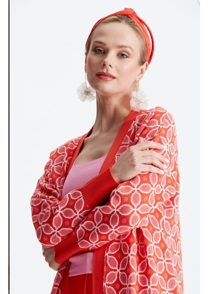 21190 Desenli Rayon Hırka Qks Hırka 21190 #23-103 fiyatları