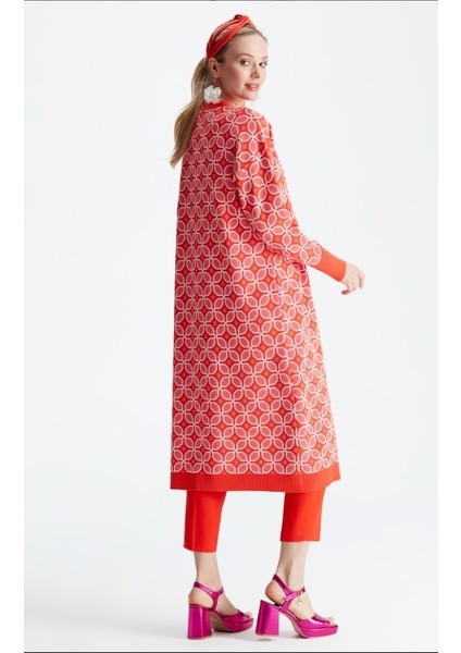 21190 Desenli Rayon Hırka Qks Hırka 21190 #23-103 modelleri