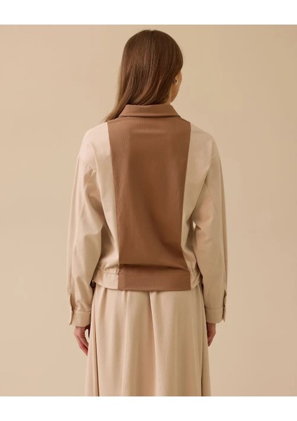 1007 Günlük Gömlek Önü Düğmeli Kolu Manşetli Cep Görünümlü Alt Kısmı Lastik Detaylı Günlük Gömlek #03-25# fiyatları