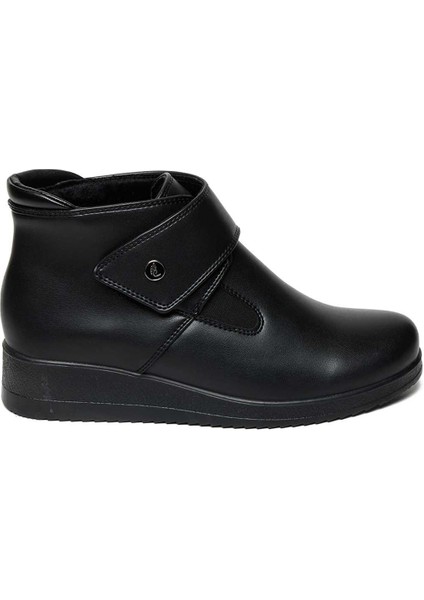 Cırtlı Poli Taban Comfort Bot 018-L303 Kadın Bot