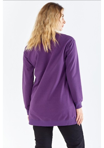 6057 Kol Ucu Lastikli Önü Baskı Detaylı Sıfır Yaka Sweat Qys Sweat 6057 #23-05# fiyatları