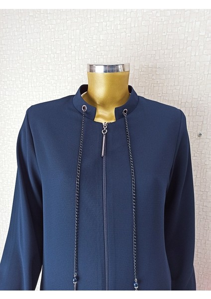 1001 Yakası Zincir Detaylı Hakim Yaka Ferace Qys 1001 Ferace #22-02# fırsatları