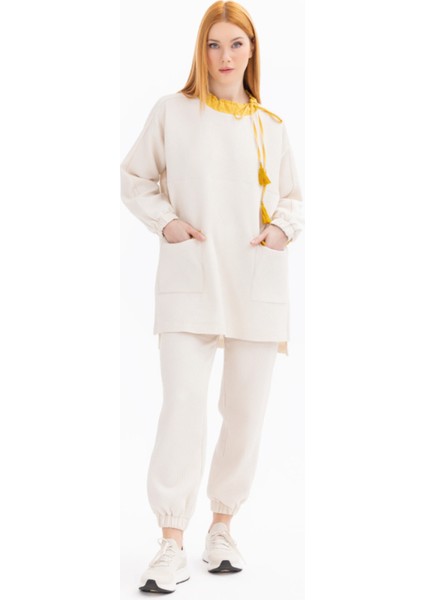 1002 Aksesuasrlı Sweatshirt 11242101501002 Qys Aksesuarlı Sweatshir #24-07# fiyatları