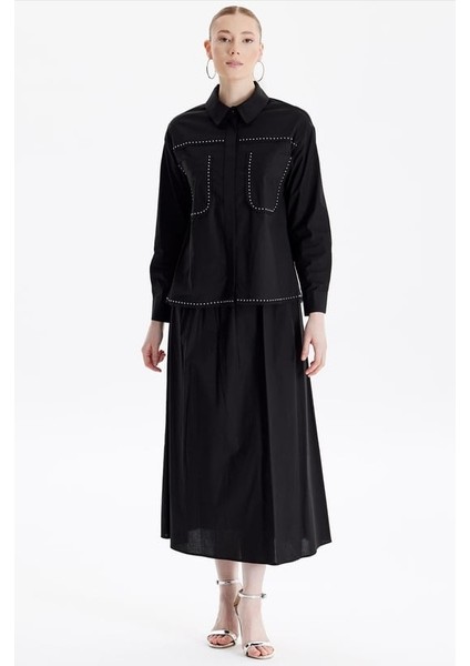 1807 Takım Taş Detaylı Etekli Takım Qys Takım #24-03# fırsatları