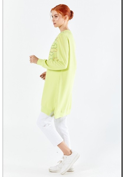 6053 Ipeksi Göğüs Kısmı Omuza Kadar Nakışlı Sweat Qys Sweat 6053 #23-05# fiyatları