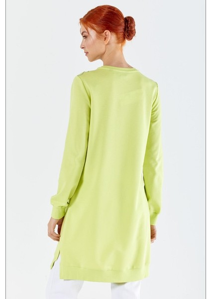 6053 Ipeksi Göğüs Kısmı Omuza Kadar Nakışlı Sweat Qys Sweat 6053 #23-05# fırsatları