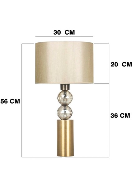 Modern Şıklıkla Buluşan Gold Kristal Masa Abajur modelleri