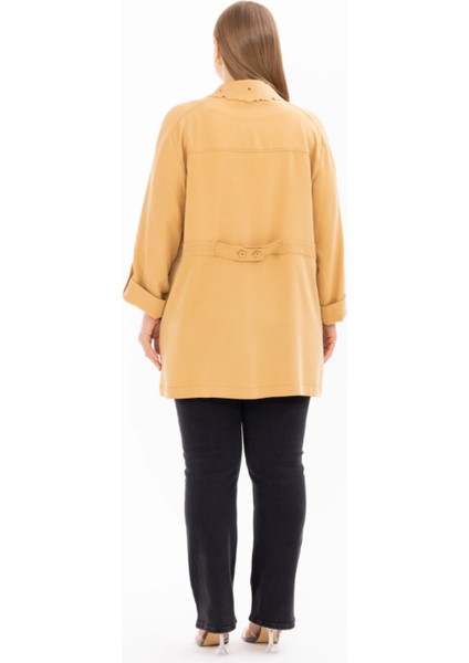 4006 Günlük Kap Önü Düğmeli Yaka Detaylı Güpürlü Günlük Kap Qys Günlük Kap 10002412514006 #24-07# fırsatları