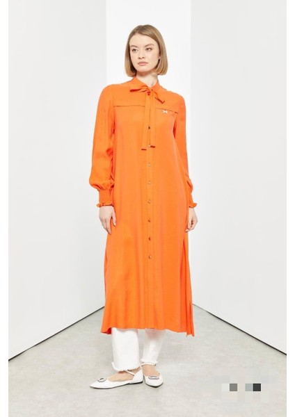 65011 Önden Düğmeli Sıfır Yaka Kol Ucu Lastikli Spor Elbise #03-25#