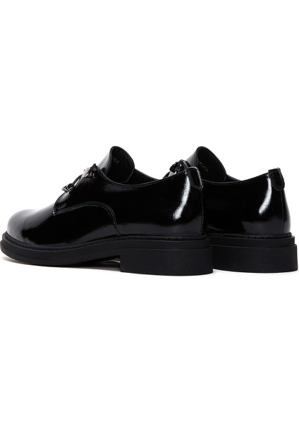 Kadın Siyah Rugan Deri Casual Ayakkabı 25AFD411816 indirimleri