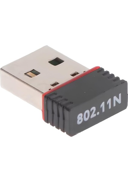 Super Wireless 802.11N Wi-Fi Adapter 150 Mbps – USB Tak-Çalıştır, Siyah