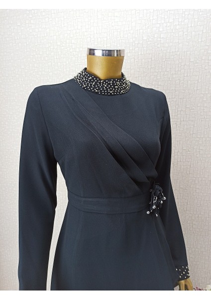 Qys Incili Elbise 4003 #22-06# indirimleri