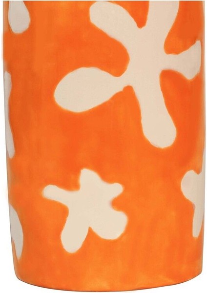 Flora Turuncu Seramik Abajur modelleri