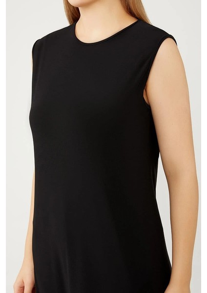 330032 Sıfır Yaka Sıfır Kol Sandy Içlik Elbise #02-25# indirimleri