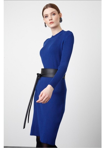 6809FTİLLİ Triko Kısa Elbise Qks Ahk #22-11# modelleri