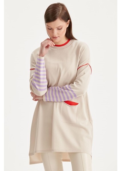 20972CEP Içi Renkli Rayon Tunik Qks Tnk #22-11#