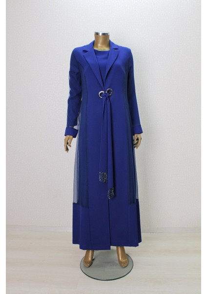5001 Kuşgözü Bağlamalı Abaya #24-07# Qys Abaya