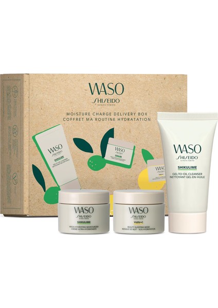 Waso Moisture Charge - Yüz Bakım Seti Waso Moisture Charge - Yüz Bakım Seti