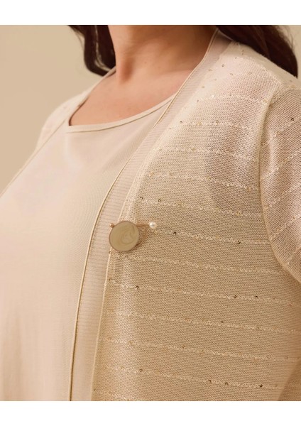 14004 Içi Sıfır Kol Sıfır Yaka Ceketi Cep Detaylı Önü ve Kolları Pul Detaylı Ikili Takım #03-25# modelleri