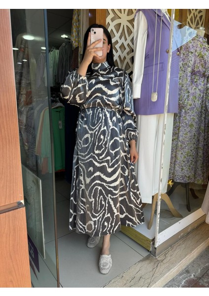 2247-1 Jakar Wlbise Kolu Lastikli Bbeli Bağlamalı Jakar Elbise Qys Elibse #24-05# fiyatları