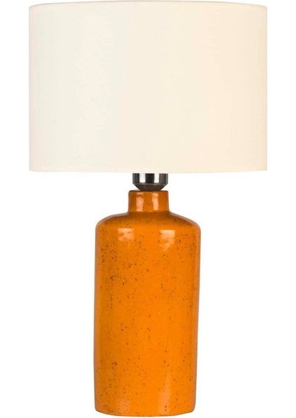 Delhi Turuncu Seramik Abajur