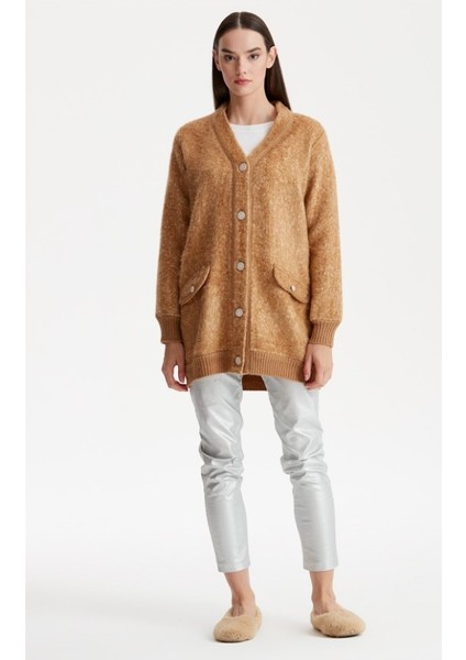 1504 Inci Düğmeli Tuvit Hırka Qks Hırka 1504 #23-10#