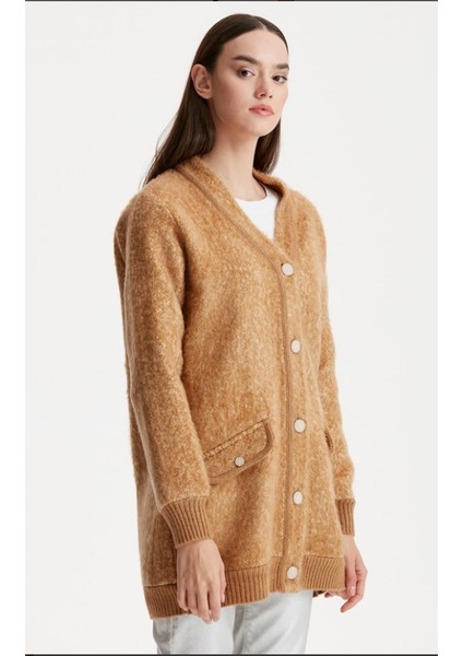 1504 Inci Düğmeli Tuvit Hırka Qks Hırka 1504 #23-10# modelleri