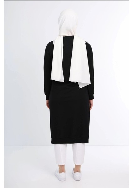 1502 Göğüsü Boncuk ve Pul Detaylı Iki Iplik Uzun Sweat Qys Iki Iplik Sweat 1503 #23-05# fiyatları