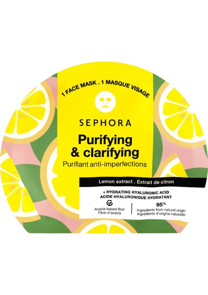 Yüz Maskesi - Nemlendirici & Işıltı Verici Limon x 1