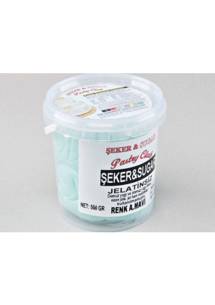 Şeker Hamuru Açık Mavi (500 G)