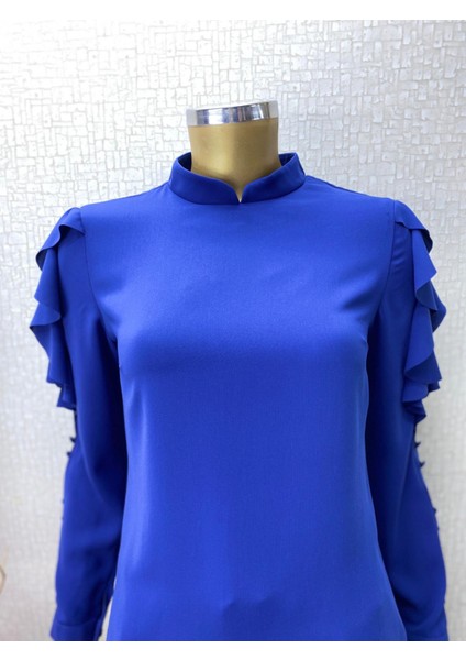 Qys 1002 Valon Kol Gömlek #22-05#