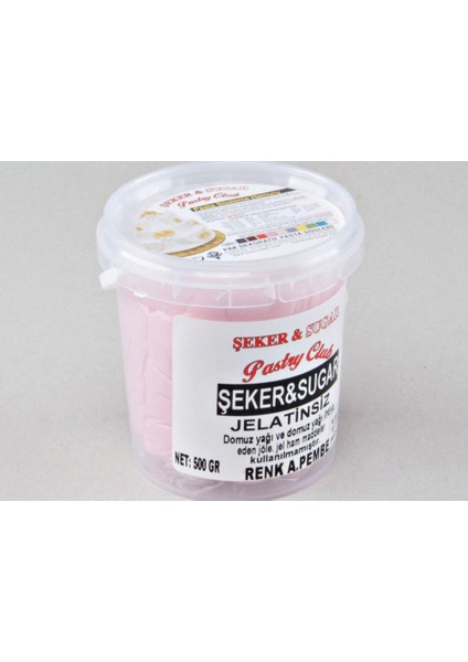 Şeker Hamuru Açık Pembe (500 G)