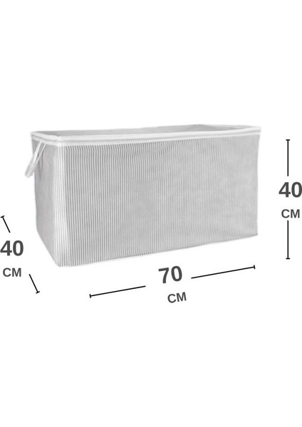 2’li Maksi Yastık Hurcu Seti, Yastık Yorgan Kıyafet Çamaşır Düzenleyici (70X40X40CM) 2 Adet fiyatları