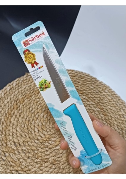 Sürbisa 61004 Sebze Bıçağı Turkuaz 1 Koli (12 Adet) fiyatları