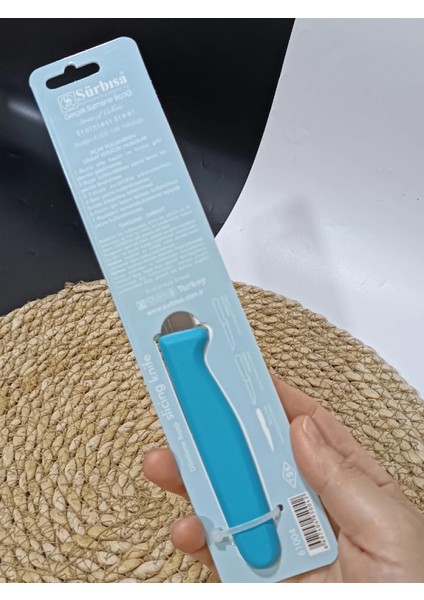 Sürbisa 61004 Sebze Bıçağı Turkuaz 1 Koli (12 Adet) modelleri