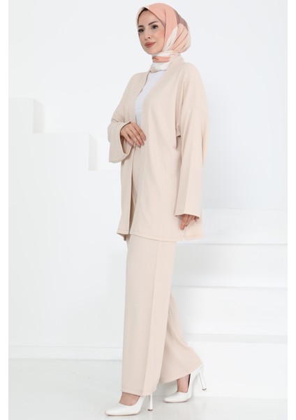 Cepli Kimono Takım Bej - 27131
