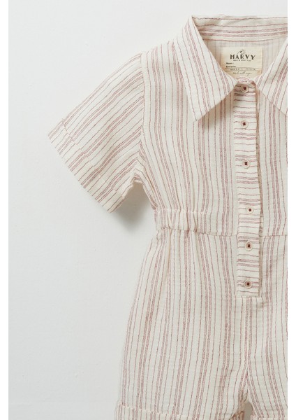 Rubby Çizgili Müslin Tulum fiyatları