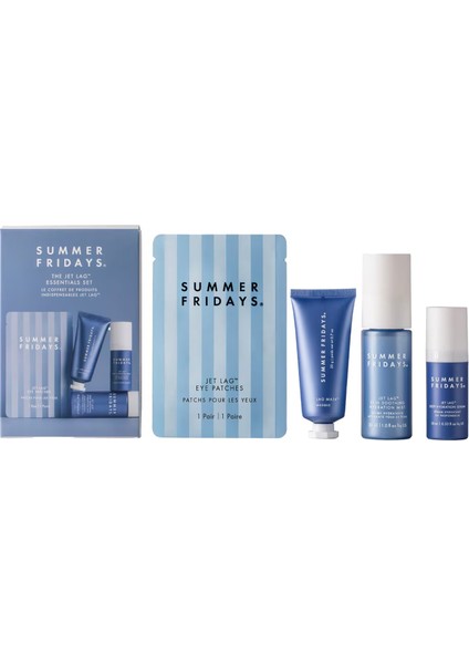 Jet Lag™ Temel Ürünler Seti - Nemlendirme 20 gr + 30 ml + 10ML + 1ml + 1p