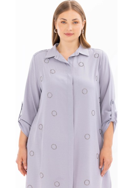 4013 Şık Tunik Önü Taşlı 10002411214013 #24-07# modelleri