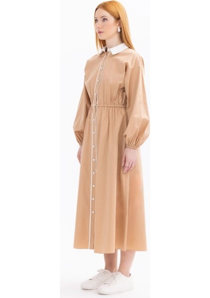 1018 Günlük Elbise 11242104001018 Qys Elbise #24-033