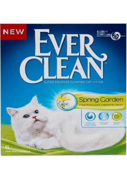 Ever Clean Spring Garden Topaklanan Kedi Kumu 10 Lt