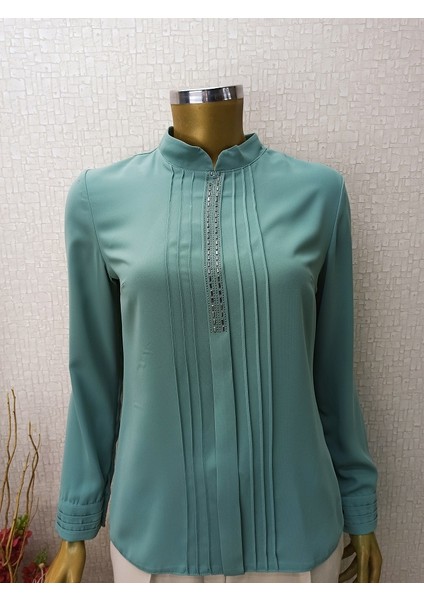 Qys 1044 Bsn Taşlı Gömlek #22-05# modelleri