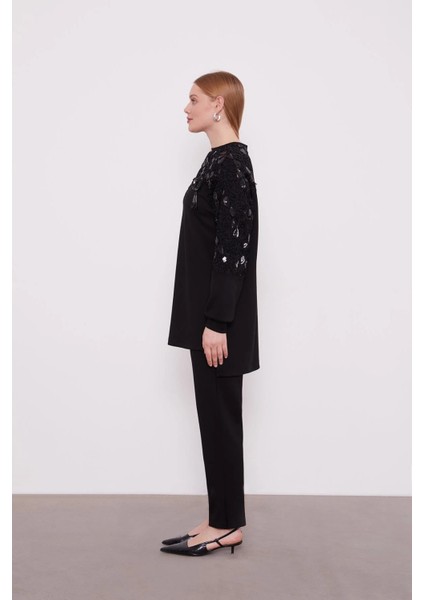 100659 Güpürlü Sıfır Yaka Pullu Takım #01-25# modelleri