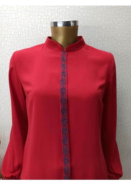 Qys 1038 Simli Baskılı Gömlek #22-05# modelleri