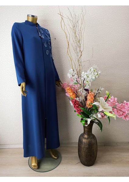 Göğsü Arma Detaylı Fermuarlı Hakim Yaka Ferace QYS1003 Ferace #22-02# fiyatları