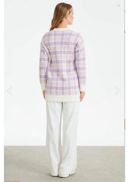 21509 Ekose Desnli Triko Mink Tunik Qks Tunik 21509 #23-12# fiyatları